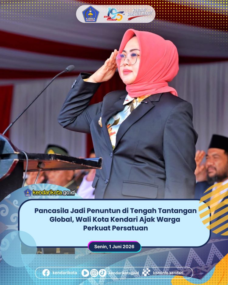 Pancasila Jadi Penuntun di Tengah Tantangan Global, Wali Kota Kendari Ajak Warga Perkuat Persatuan
