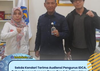 Sekda Kendari Terima Audiensi Pengurus IDCA, Bahas Pengembangan Drum Band dan Marching di Kota Kendari