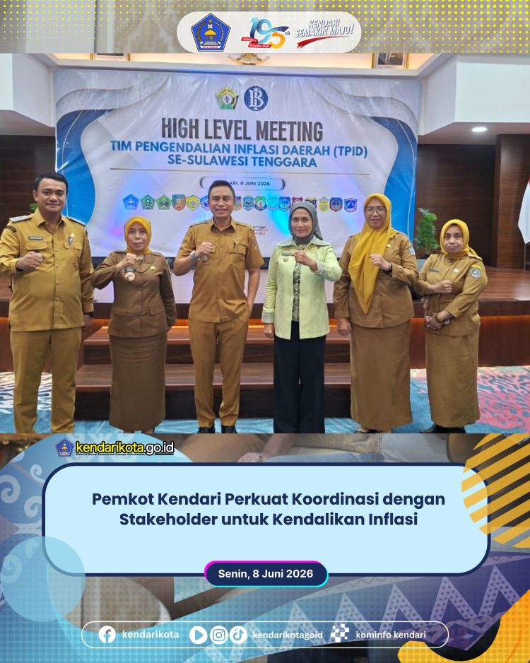 Pemkot Kendari Perkuat Koordinasi dengan Stakeholder untuk Kendalikan Inflasi