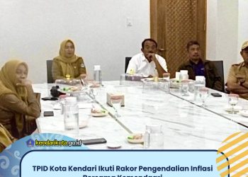 TPID Kota Kendari Ikuti Rakor Pengendalian Inflasi Bersama Kemendagri