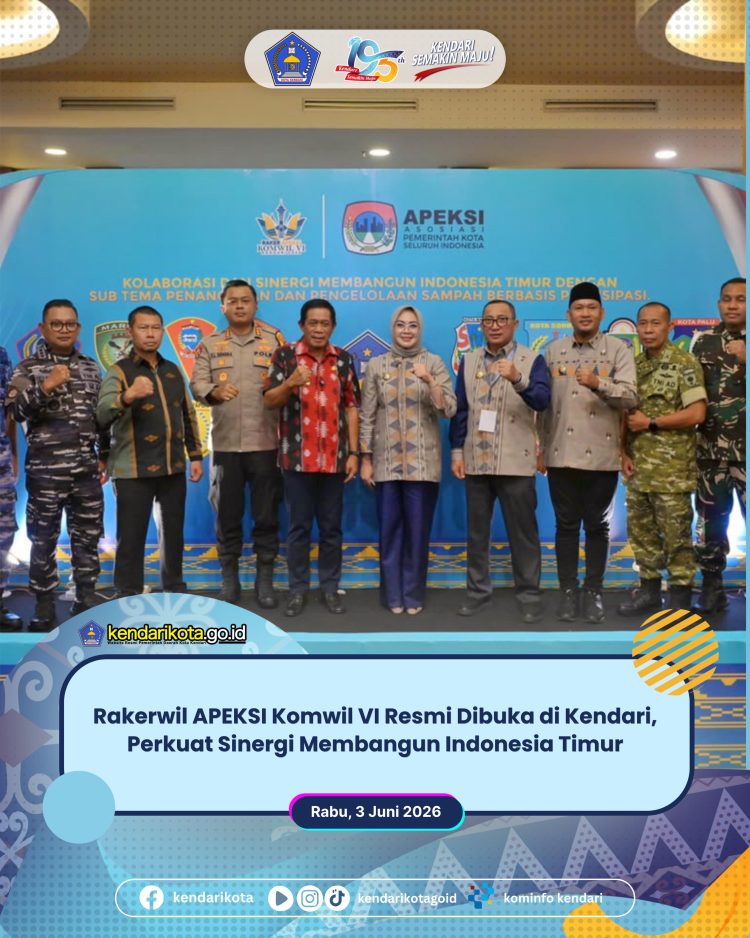 Rakerwil APEKSI Komwil VI Resmi Dibuka di Kendari, Perkuat Sinergi Membangun Indonesia Timur