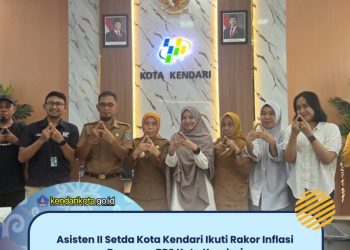 Asisten II Setda Kota Kendari Ikuti Rakor Inflasi Bersama BPS Kota Kendari