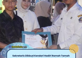 Sekretaris Dikbud Kendari Hadiri Ramah Tamah Penamatan Siswa Kelas IX SMPN 1 Kendari