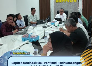 Rapat Koordinasi Hasil Verifikasi Pokir Rancangan Akhir RKPD Tahun 2027