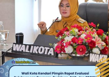 Wali Kota Kendari Pimpin Rapat Evaluasi Pelaksanaan Program, Perizinan, PAD, dan PROSN