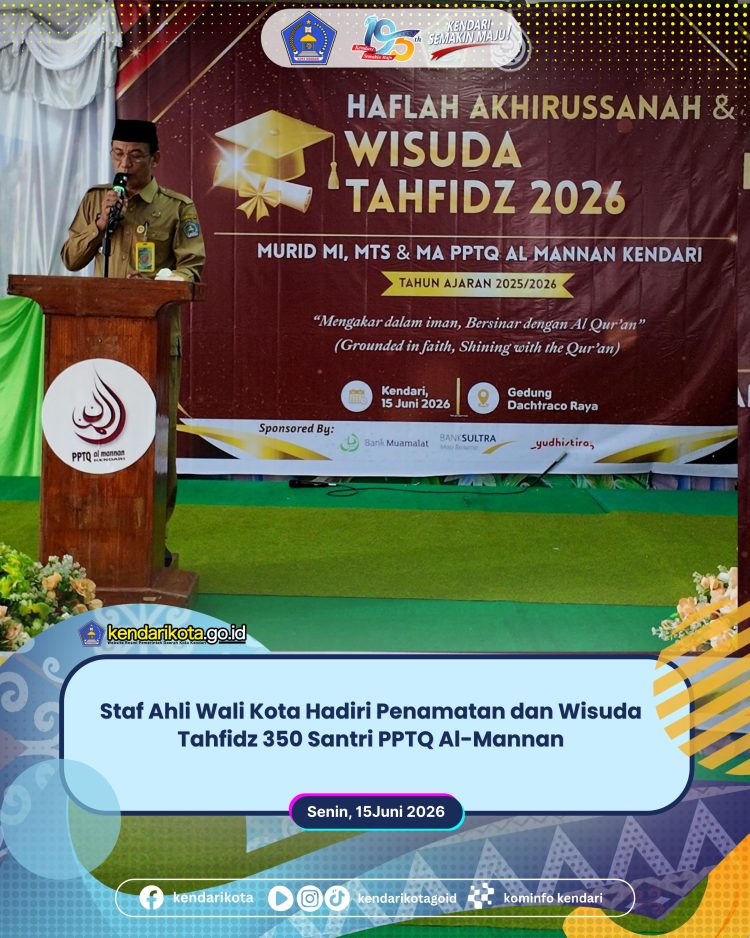 Staf Ahli Wali Kota Hadiri Penamatan dan Wisuda Tahfidz 350 Santri PPTQ Al-Mannan