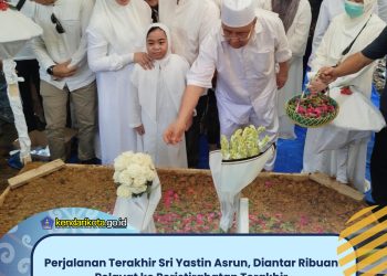 Perjalanan Terakhir Sri Yastin Asrun, Diantar Ribuan Pelayat ke Peristirahatan Terakhir