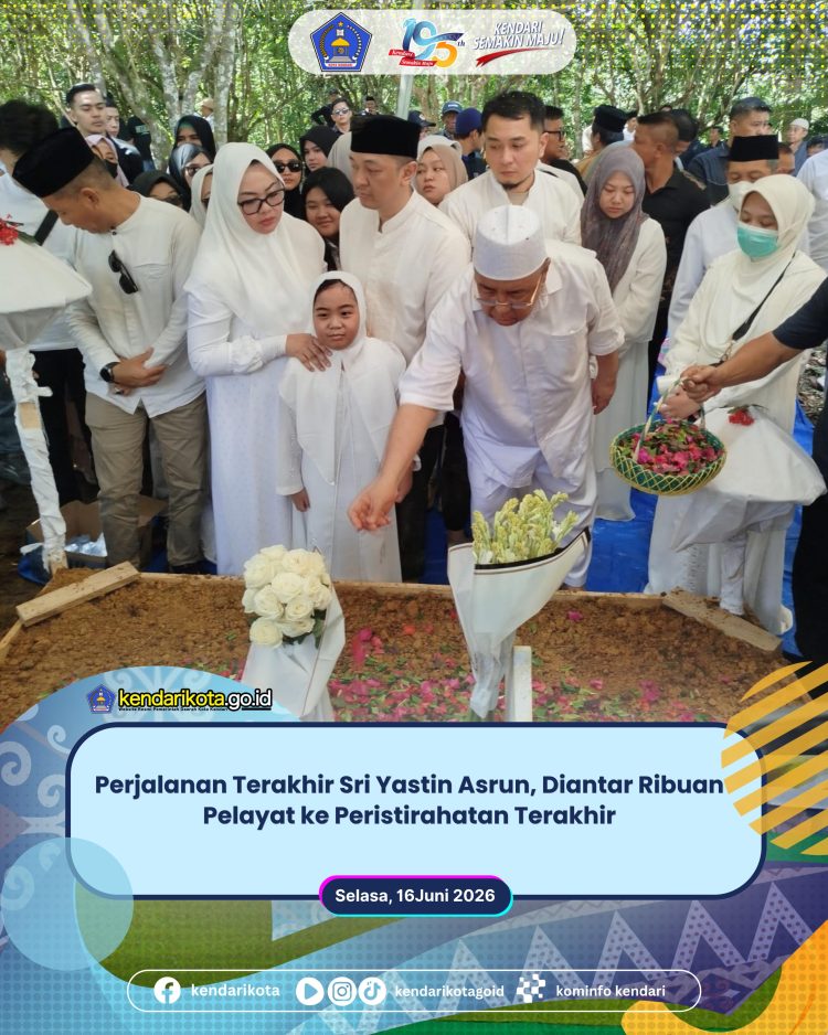 Perjalanan Terakhir Sri Yastin Asrun, Diantar Ribuan Pelayat ke Peristirahatan Terakhir