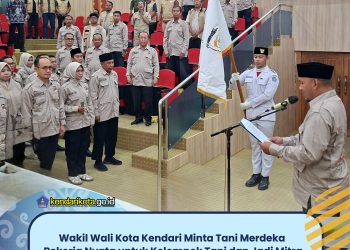 Wakil Wali Kota Kendari Minta Tani Merdeka Bekerja Nyata untuk Kelompok Tani dan Jadi Mitra Strategis Ketahanan Pangan