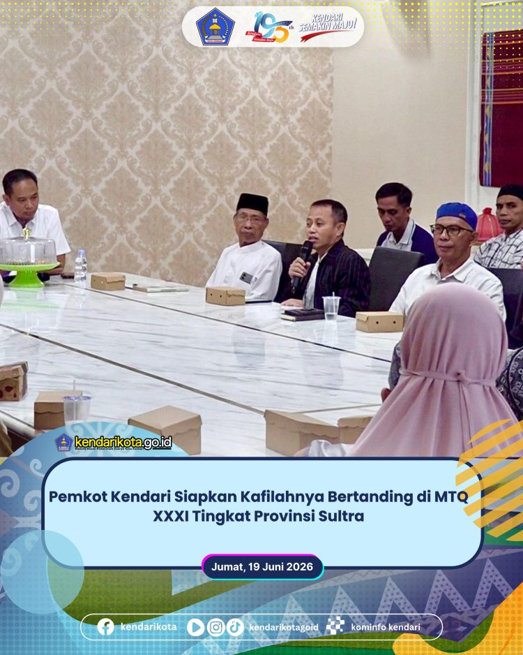 Pemkot Kendari Siapkan Kafilahnya Bertanding di MTQ XXXI Tingkat Provinsi Sultra