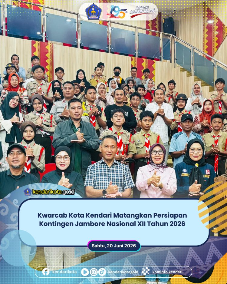 Kwarcab Kota Kendari Matangkan Persiapan Kontingen Jambore Nasional XII Tahun 2026