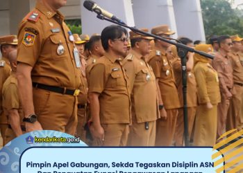 Pimpin Apel Gabungan, Sekda Tegaskan Disiplin ASN Dan Penguatan Fungsi Pengawasan Lapangan