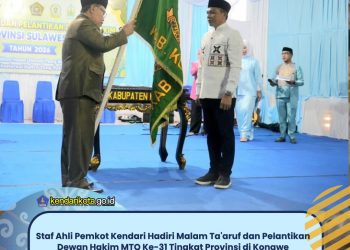Staf Ahli Pemkot Kendari Hadiri Malam Ta’aruf dan Pelantikan Dewan Hakim MTQ Ke-31 Tingkat Provinsi di Konawe