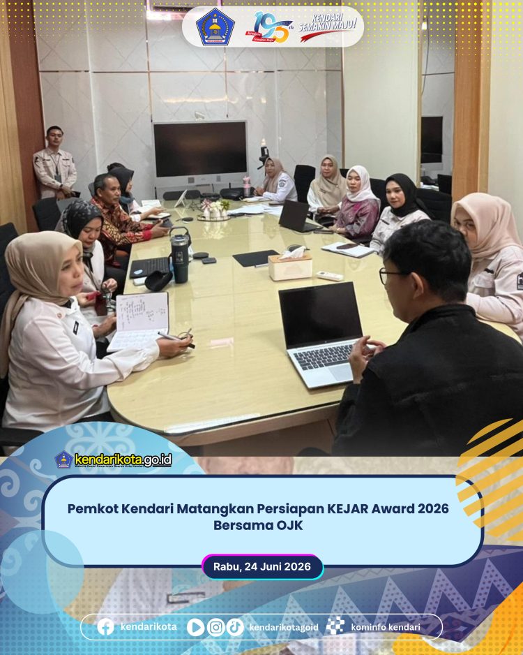 Pemkot Kendari Matangkan Persiapan KEJAR Award 2026 Bersama OJK