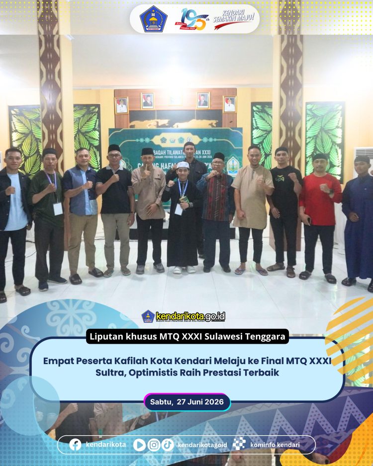 Empat Peserta Kafilah Kota Kendari Melaju ke Final MTQ XXXI Sultra, Optimistis Raih Prestasi Terbaik