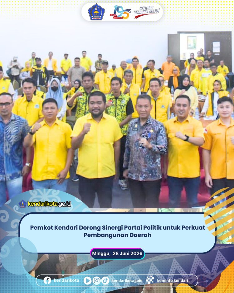 Pemkot Kendari Dorong Sinergi Partai Politik untuk Perkuat Pembangunan Daerah