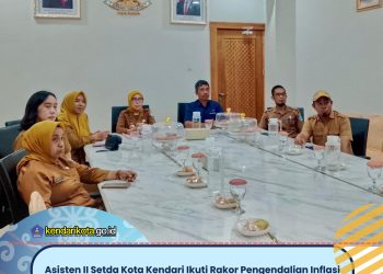 Asisten II Setda Kota Kendari Ikuti Rakor Pengendalian Inflasi dan Kesiapsiagaan Menghadapi Dampak El Nino