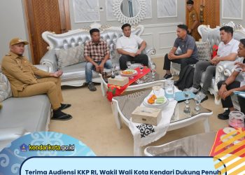 Terima Audiensi KKP RI, Wakil Wali Kota Kendari Dukung Penuh Pembangunan Kawasan Pesisir di Tiga Kelurahan