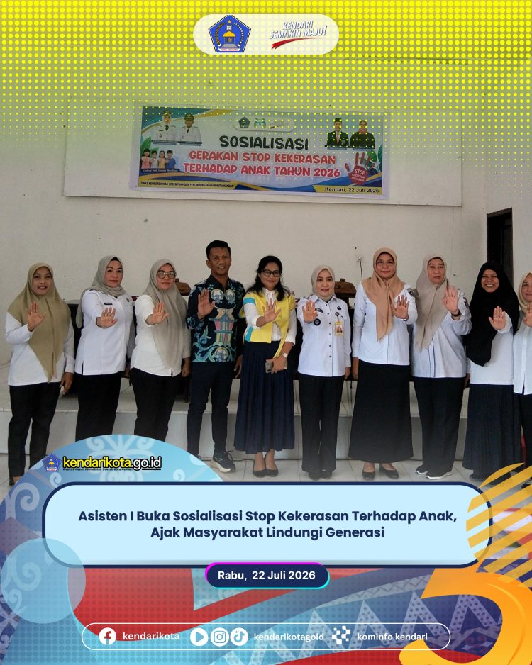 Asisten I Buka Sosialisasi Stop Kekerasan Terhadap Anak, Ajak Masyarakat Lindungi Generasi
