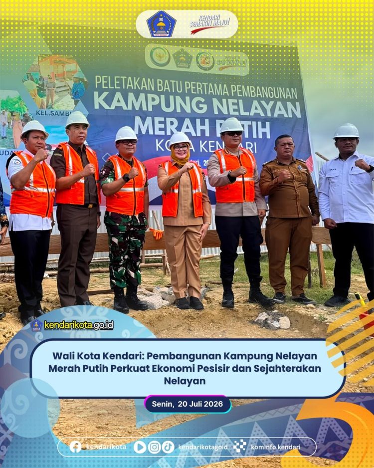 Wali Kota Kendari: Pembangunan Kampung Nelayan Merah Putih Perkuat Ekonomi Pesisir dan Sejahterakan Nelayan