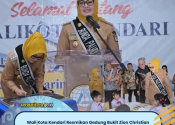 Wali Kota Kendari Resmikan Gedung Bukit Zion Christian School, Tegaskan Pendidikan Kunci Kemajuan Daerah