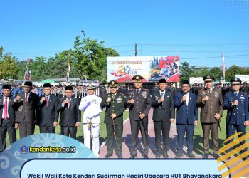 Wakil Wali Kota Kendari Sudirman Hadiri Upacara HUT Bhayangkara ke-80, Tegaskan Pentingnya Sinergi Jaga Kamtibmas