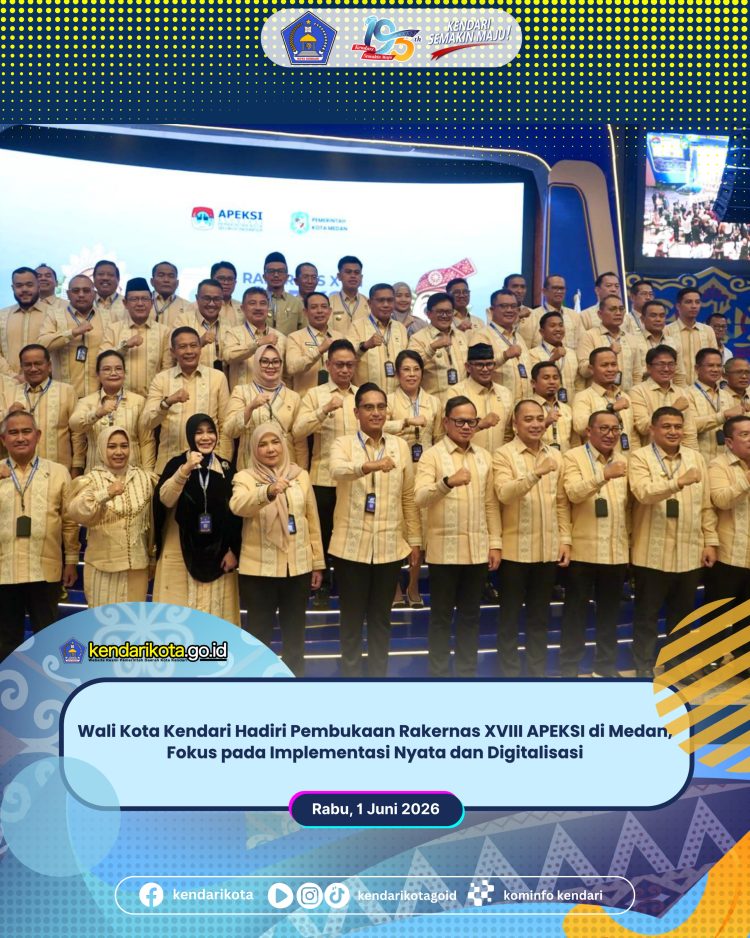 Wali Kota Kendari Hadiri Pembukaan Rakernas XVIII APEKSI di Medan, Fokus pada Implementasi Nyata dan Digitalisasi