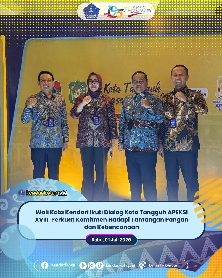 Wali Kota Kendari Ikuti Dialog Kota Tangguh APEKSI XVIII, Perkuat Komitmen Hadapi Tantangan Pangan dan Kebencanaan
