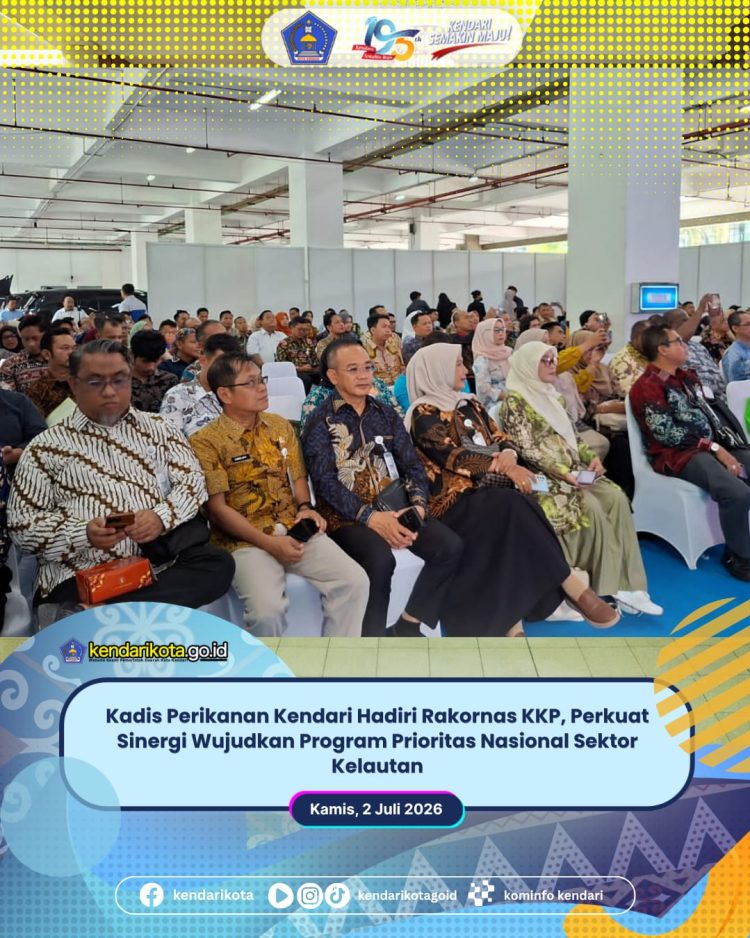 Kadis Perikanan Kendari Hadiri Rakornas KKP, Perkuat Sinergi Wujudkan Program Prioritas Nasional Sektor Kelautan