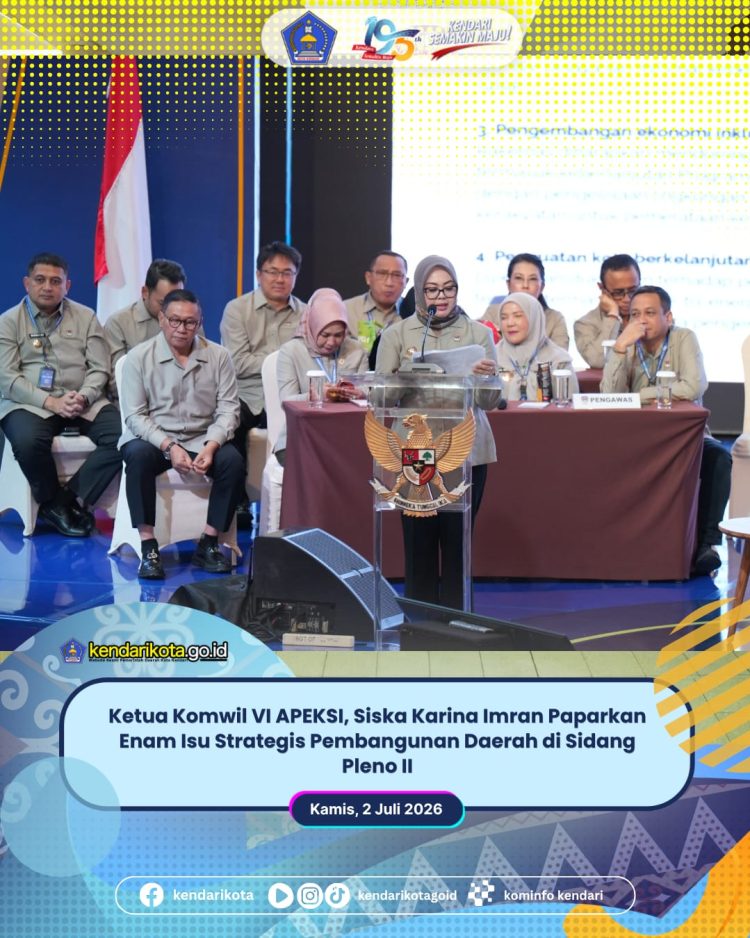 Ketua Komwil VI APEKSI, Siska Karina Imran Paparkan Enam Isu Strategis Pembangunan Daerah di Sidang Pleno II
