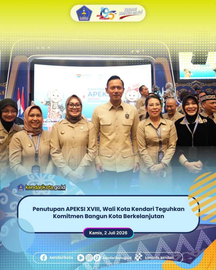 Penutupan APEKSI XVIII, Wali Kota Kendari Teguhkan Komitmen Bangun Kota Berkelanjutan