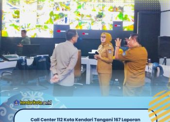 Call Center 112 Kota Kendari Tangani 167 Laporan Selama Juni
