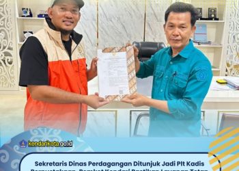 Sekretaris Dinas Perdagangan Ditunjuk Jadi Plt Kadis Perpustakaan, Pemkot Kendari Pastikan Layanan Tetap Optimal