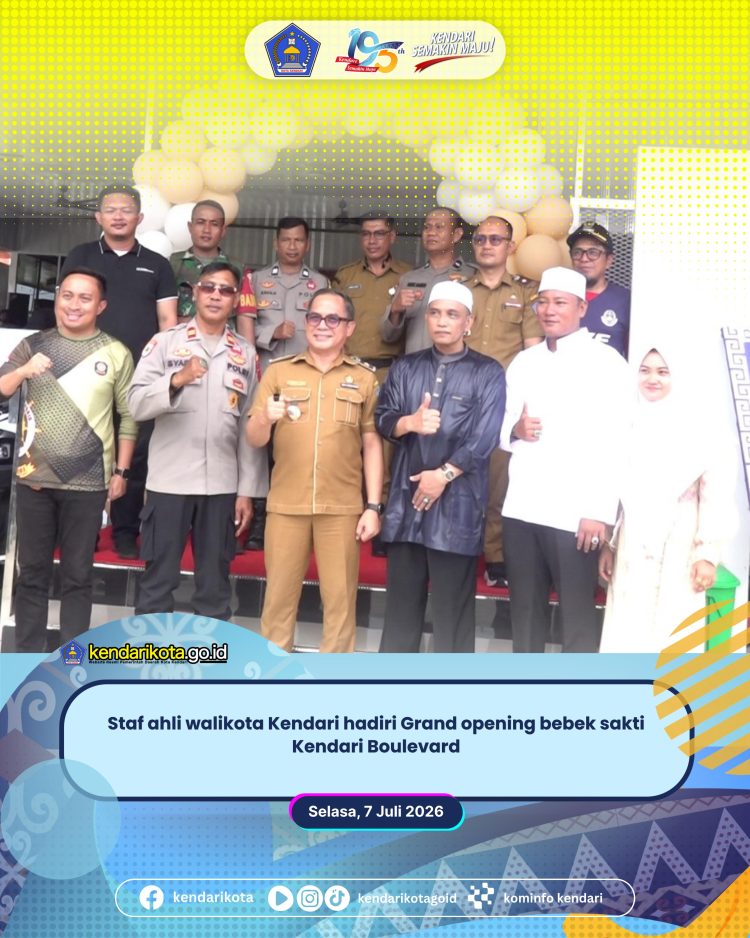 Staf ahli walikota Kendari hadiri Grand opening bebek sakti Kendari Boulevard