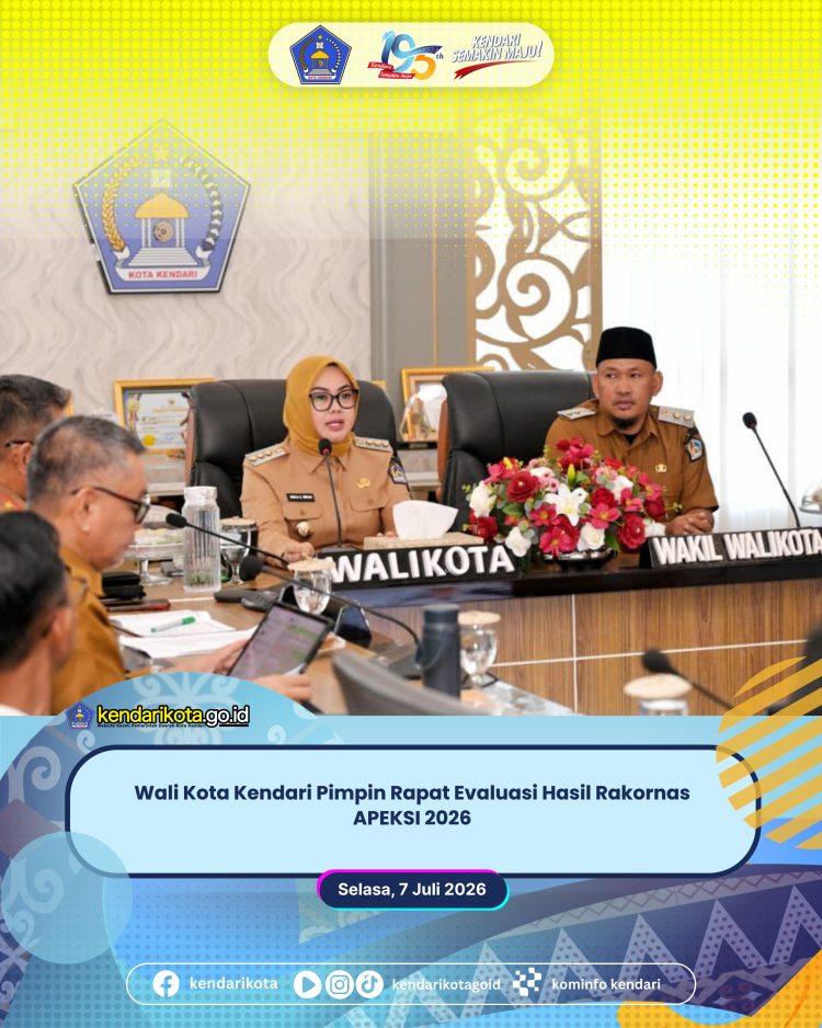 Wali Kota Kendari Pimpin Rapat Evaluasi Hasil Rakernas APEKSI 2026