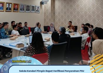Sekda Kendari Pimpin Rapat Verifikasi Penyerahan PSU Perumahan, Pastikan Aset Diserahkan Sesuai Ketentuan