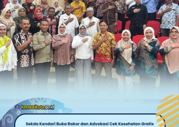 Sekda Kendari Buka Rakor dan Advokasi Cek Kesehatan Gratis Anak Usia Sekolah, Targetkan Pertahankan Peringkat Terbaik di Sultra