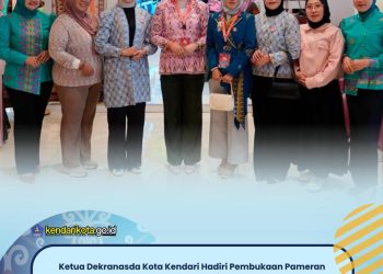 Ketua Dekranasda Kota Kendari Hadiri Pembukaan Pameran HUT Dekranas ke-46 di Makassar