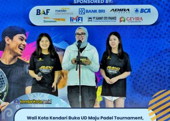 Wali Kota Kendari Buka UD Maju Padel Tournament, Turnamen Padel Pertama di Sulawesi Tenggara