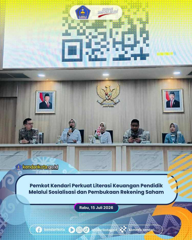 Pemkot Kendari Perkuat Literasi Keuangan Pendidik Melalui Sosialisasi dan Pembukaan Rekening Saham
