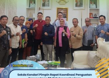 Sekda Kendari Pimpin Rapat Koordinasi Penguatan Kepesertaan BPJS Ketenagakerjaan