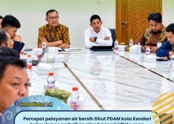 Percepat pelayanan air bersih Dirut PDAM kota Kendari buka ekspos perbaikan pipa transmisi Tirta anoa