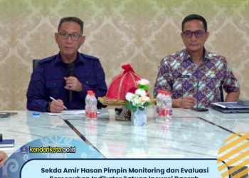 Sekda Amir Hasan Pimpin Monitoring dan Evaluasi Pemenuhan Indikator Satuan Inovasi Daerah Tahun 2026