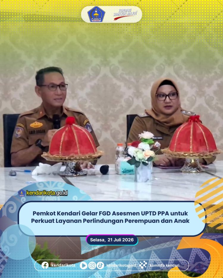Pemkot Kendari Gelar FGD Asesmen UPTD PPA untuk Perkuat Layanan Perlindungan Perempuan dan Anak