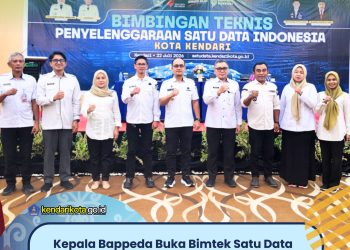 Kepala Bappeda Buka Bimtek Satu Data Indonesia Kota Kendari