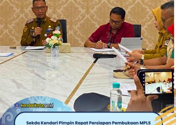 Sekda Kendari Pimpin Rapat Persiapan Pembukaan MPLS Sekolah Rakyat