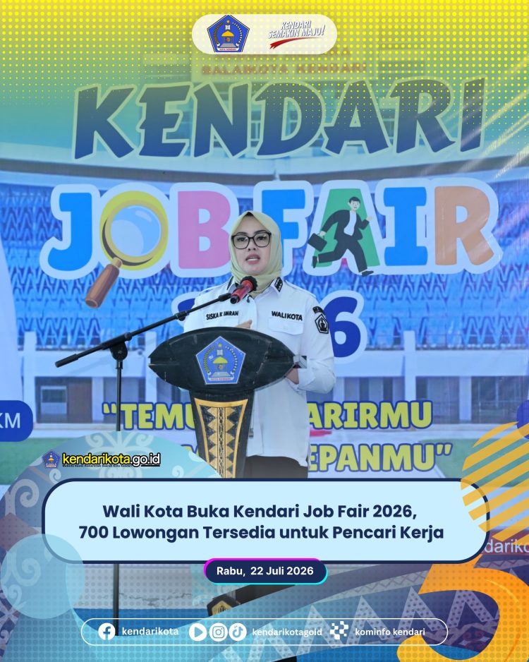 Wali Kota Buka Kendari Job Fair 2026, 700 Lowongan Tersedia untuk Pencari Kerja