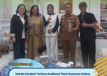Sekda Kendari Terima Audiensi Tiara Kusuma Sultra, Dukung Keikutsertaan pada Munas XII di Bogor