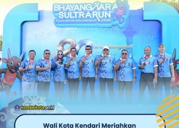 Wali Kota Kendari Meriahkan Bhayangkara Sultra Run