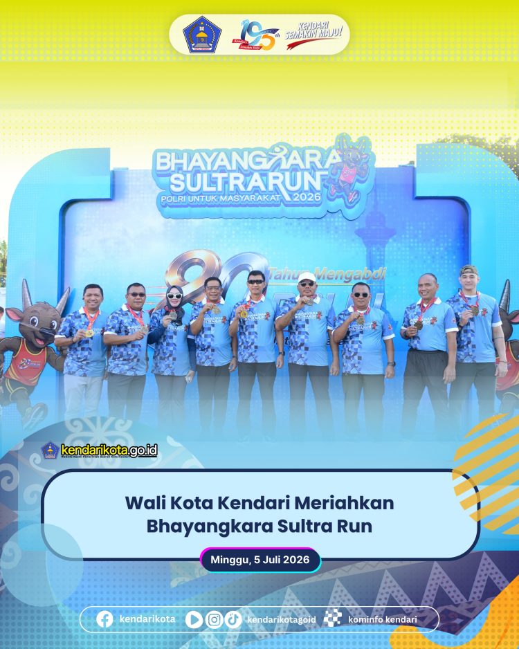 Wali Kota Kendari Meriahkan Bhayangkara Sultra Run